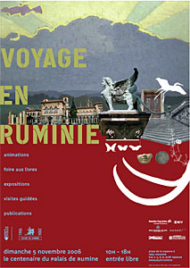 Affiche de la manifestation "Voyage en Ruminie"